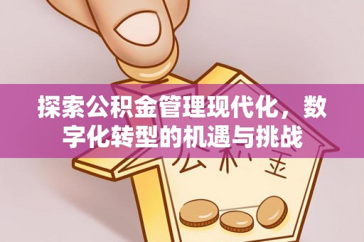 昌都探索公积金管理现代化，数字化转型的机遇与挑战